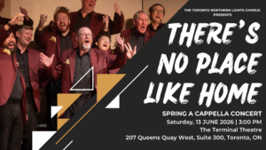 Poster with show title and details